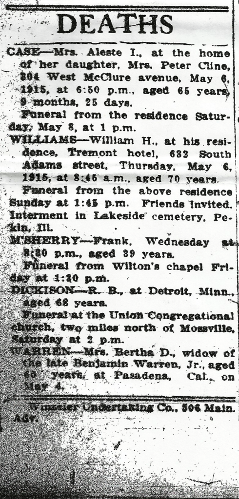 Peoria Transcript, May 7, 1915