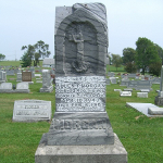 Allen T. Morgan's gravestone