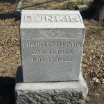 Francis M. Dunkin's gravestone