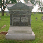 Philip Johnson's gravestone